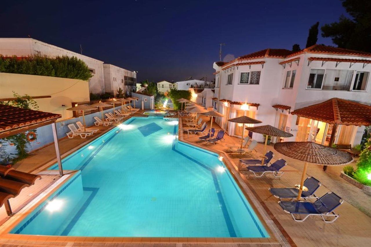 Aspro Spiti Hotel Apartments Tigaki Dış mekan fotoğraf